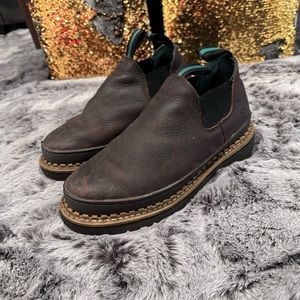 Brown leather Georgia Giant Romeo work boots size 7